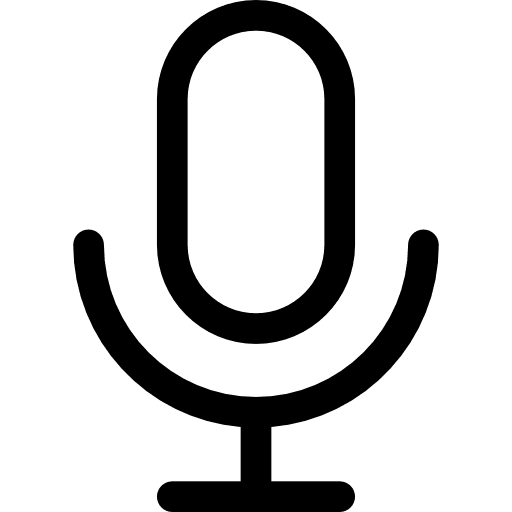 Microphone radio antique technology icon