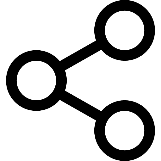 Share interface sharing social media icon