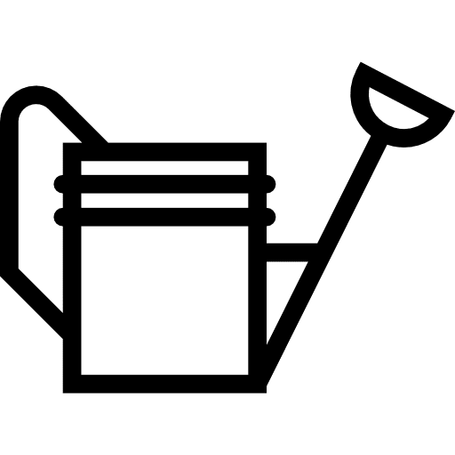 Watering can gardener gardening tools water icon