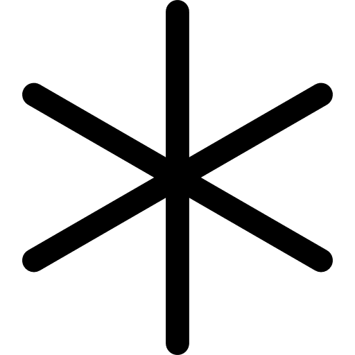 Miscellaneus info symbol asterisk icon