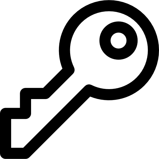 Key password access tool icon