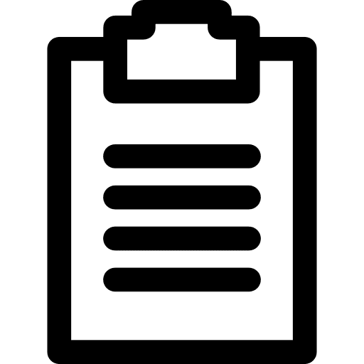 Schedule writing notepad school material icon