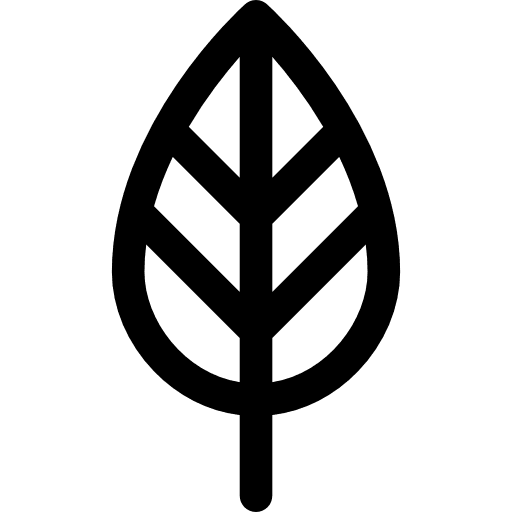 Tree leaf ecological nature garden icon