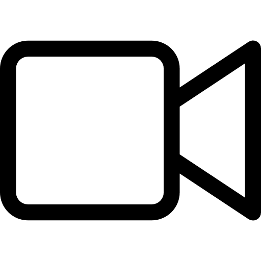 Video player movie video camera technology icon