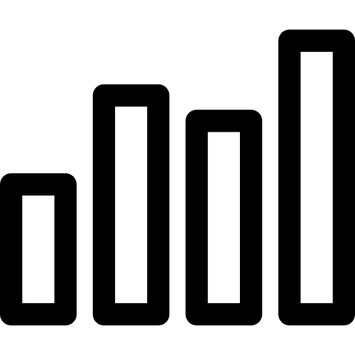 Bar chart graphic statistics graph icon