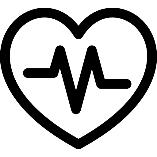 Cardiogram medical hospital health care icon