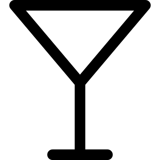 Cocktail alcohol alcoholic cup icon