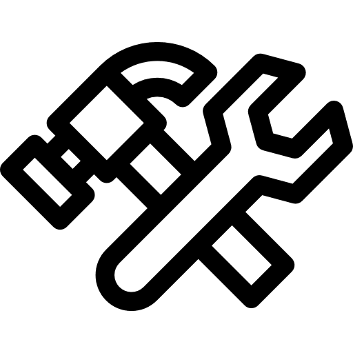 Fix repair wrench tool icon