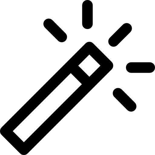 Magic wand magician magical wizard icon