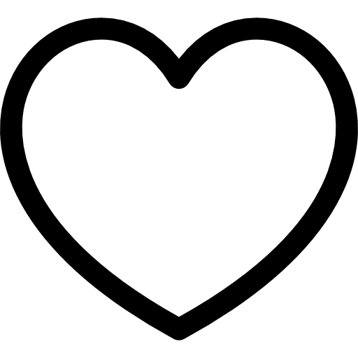 Heart favorite shapes valentines icon