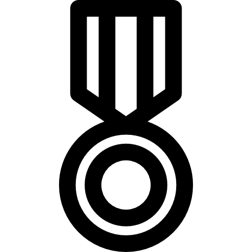 Medal champion celebration winner icon