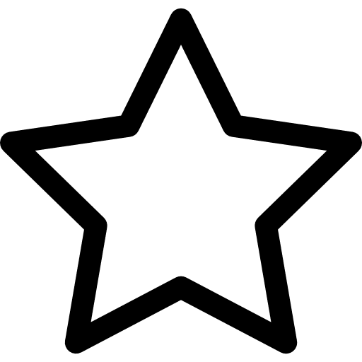 Star symbol rate favorite icon