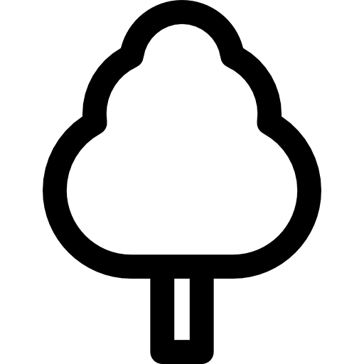 Tree garden woods forest icon