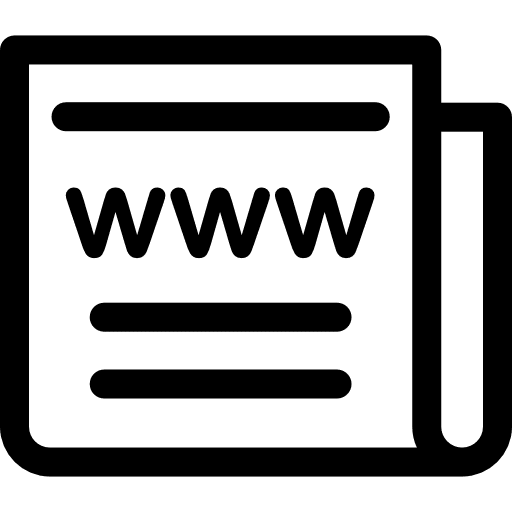 Web news news reporter news report interface icon