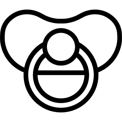 Pacifier pacifier toys tools icon