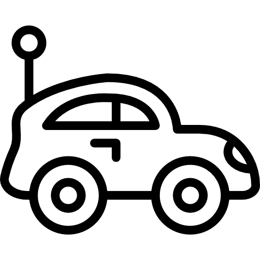 Car entertainment children transport icon