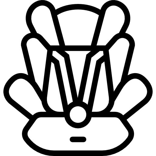 Chair car chair children icon