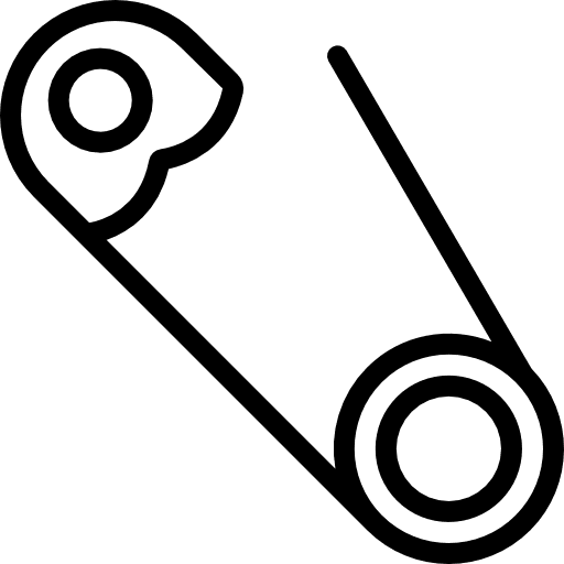 Safety pin pin children pins icon