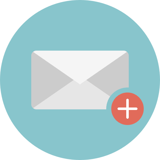 Add email multimedia networking icon