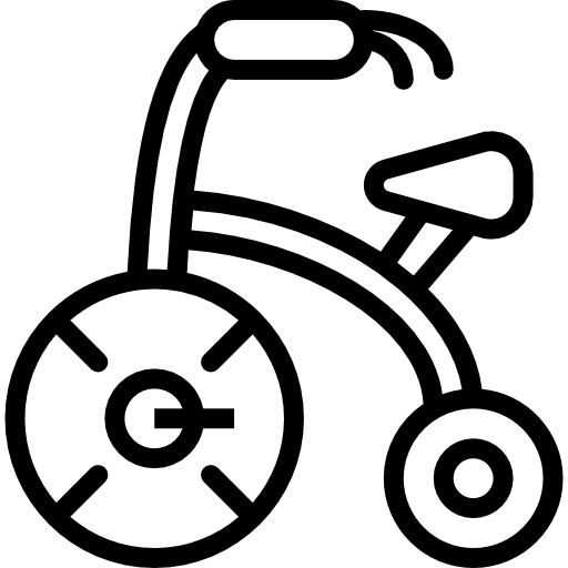 Tricycle transport vehicle tricycle icon