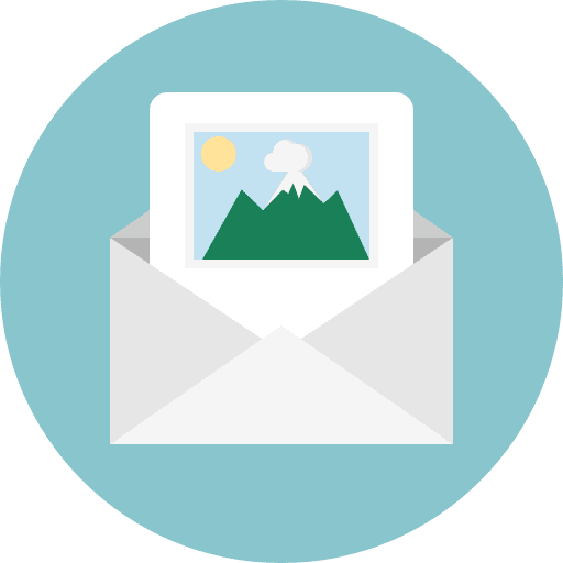 Mail envelopes picture multimedia icon