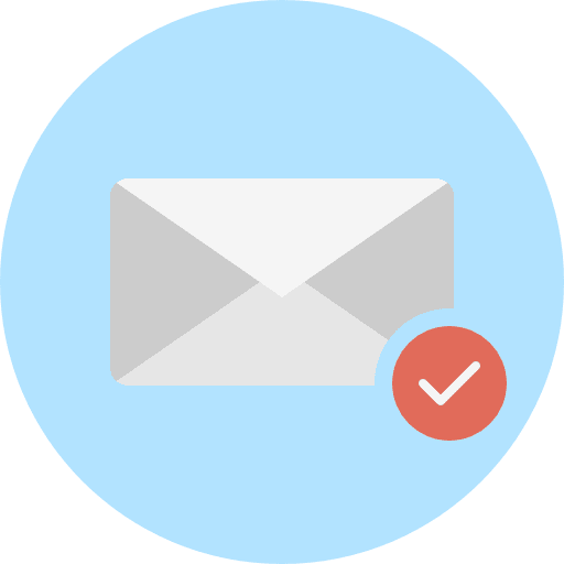 Mail networking envelope select icon