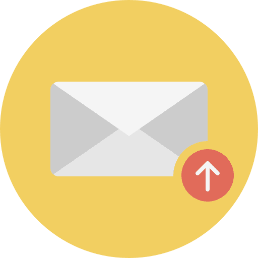 Outbox emails email symbol icon