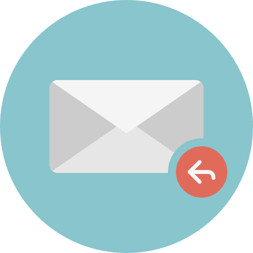 Reply e-mail networking reply icon
