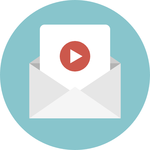 Video video message multimedia icon