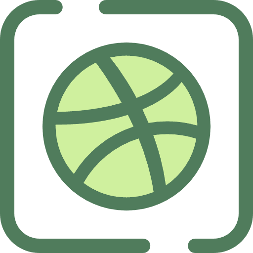 Dribbble social network logo dribbble icon