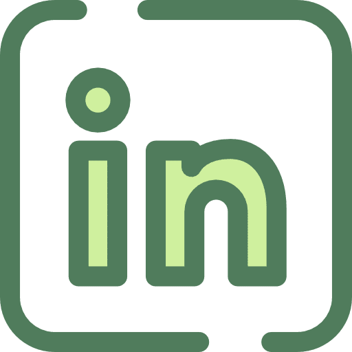 Linkedin brand logo logotype icon