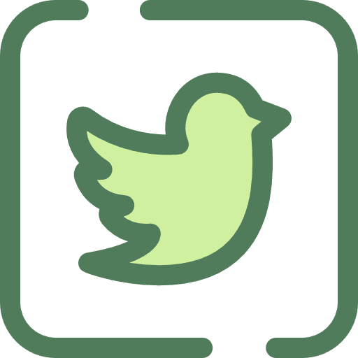 Twitter logotype twitter social media icon