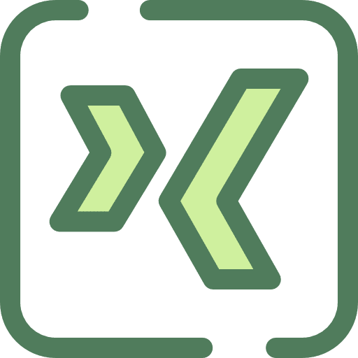 Xing social network brands and logotypes logotype icon