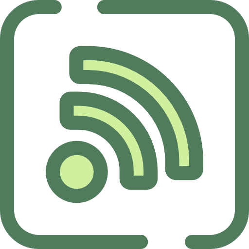 Rss social media brands and logotypes social network icon