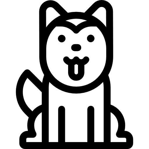 Siberian husky animals pet siberian husky icon