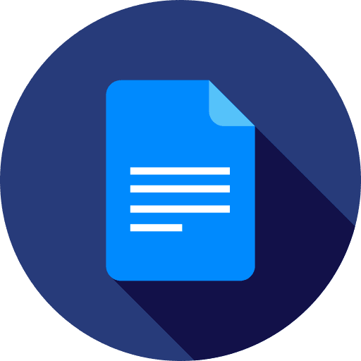 Docs documents archive files and folders icon