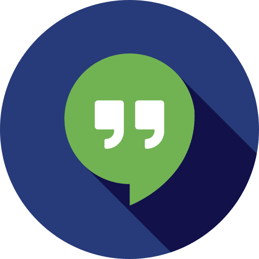 Hangouts messenger social network google icon