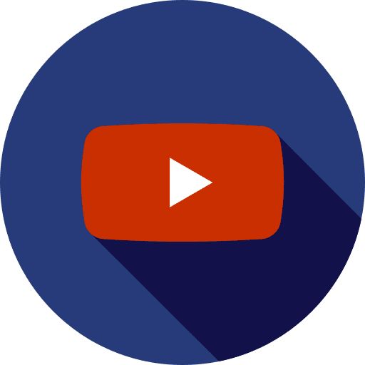 Youtube video player brand social network icon