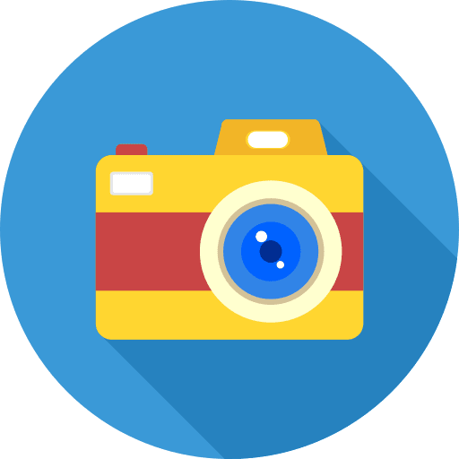 Photo camera photograph electronics technology icon