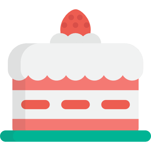 Cake sweet cook food and restaurant icon