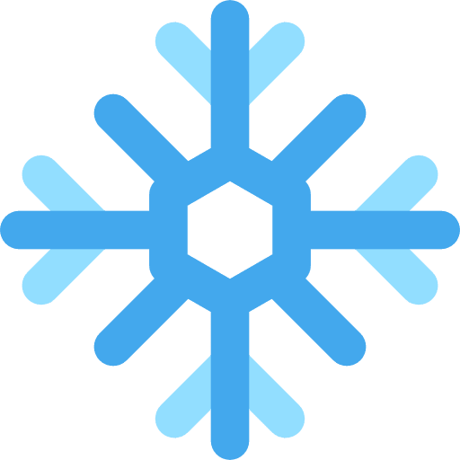 Snowflake snow winter weather icon