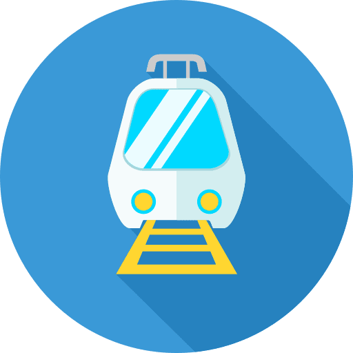 Train street train travelling icon
