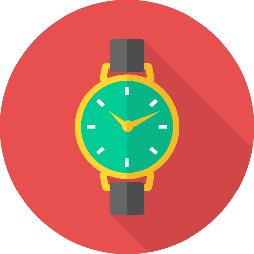 Watch tools and utensils clock watch icon