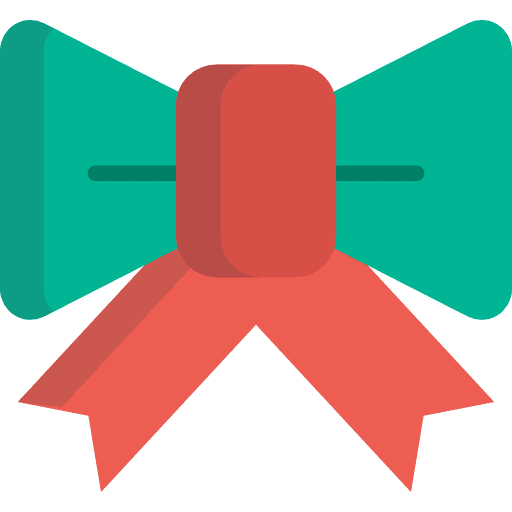 Bow bow decoration shapes icon