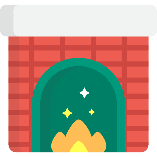 Fireplace warm fireplace chimney icon