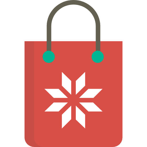 Shopping bag commerce and shopping business supermarket icon