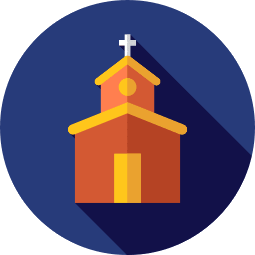 Church europe catholic architecture and city icon