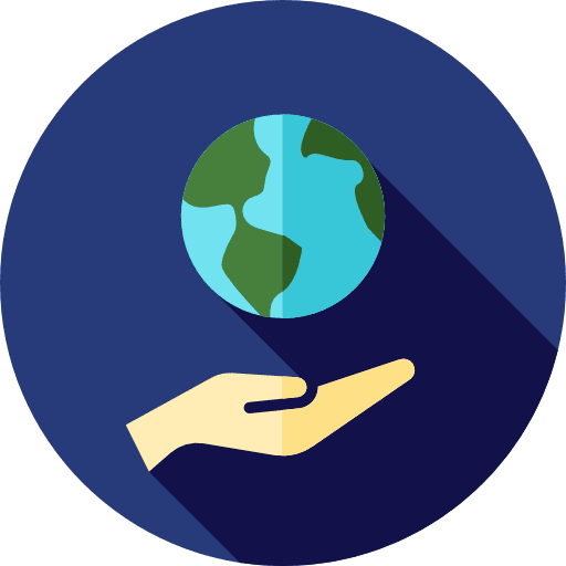 Ecology ecology maps and location planet icon