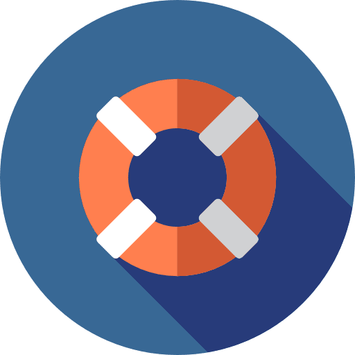 Lifeguard security help lifesaver icon