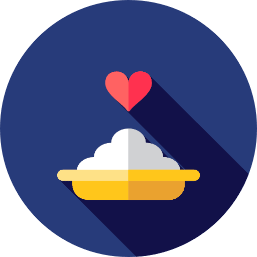 Porridge mush food and restaurant spoon icon